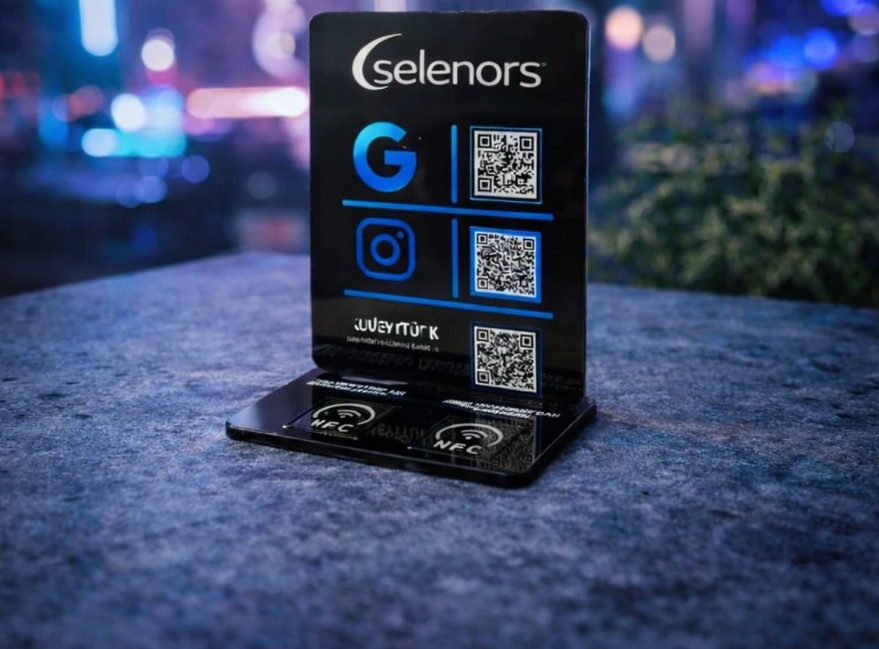 QR NFC STANDI